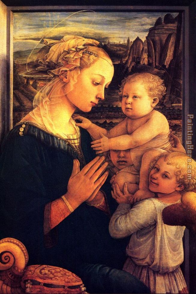 Filippino Lippi Virgin with Chilrden